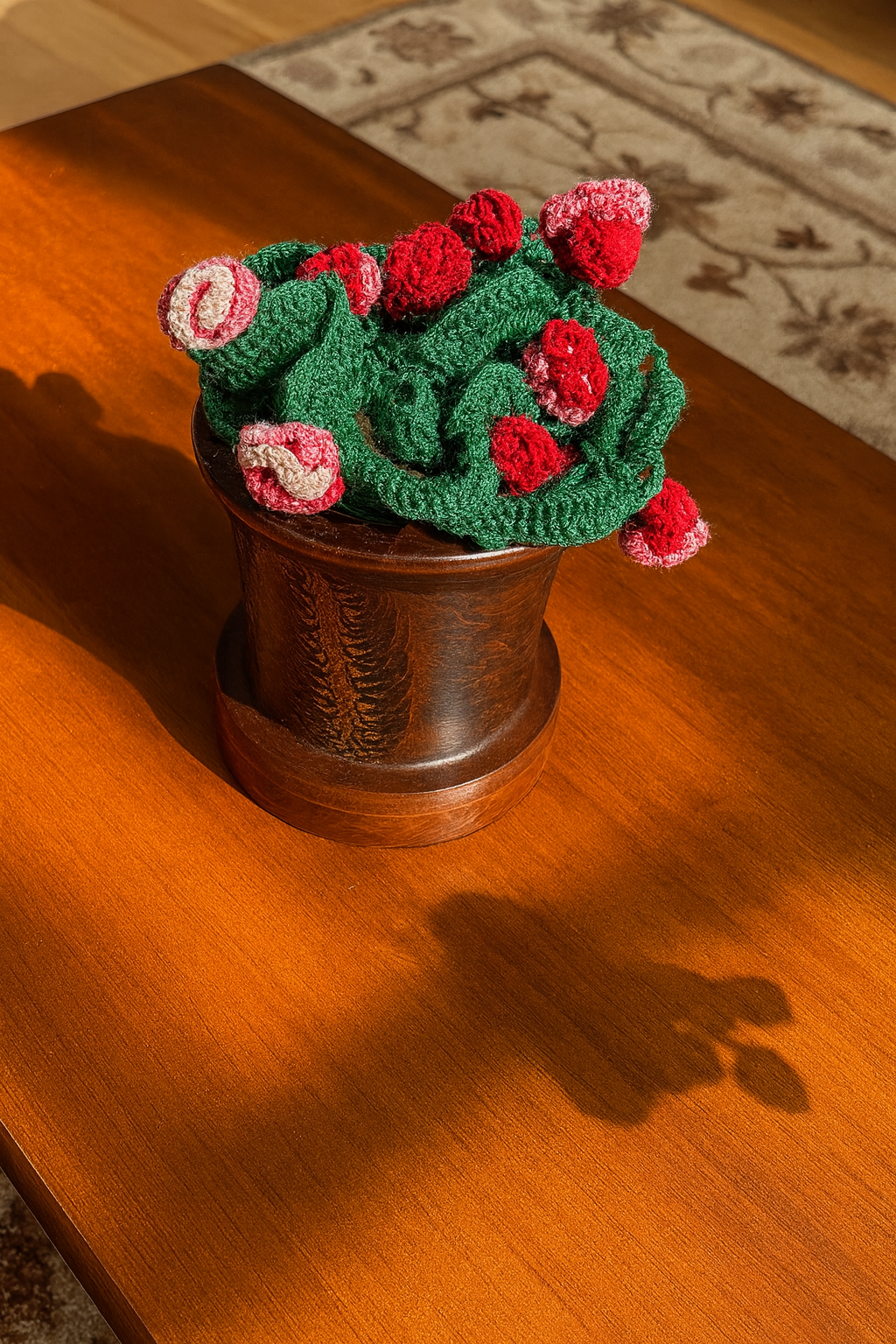 Coasters and Coaster holder - Red