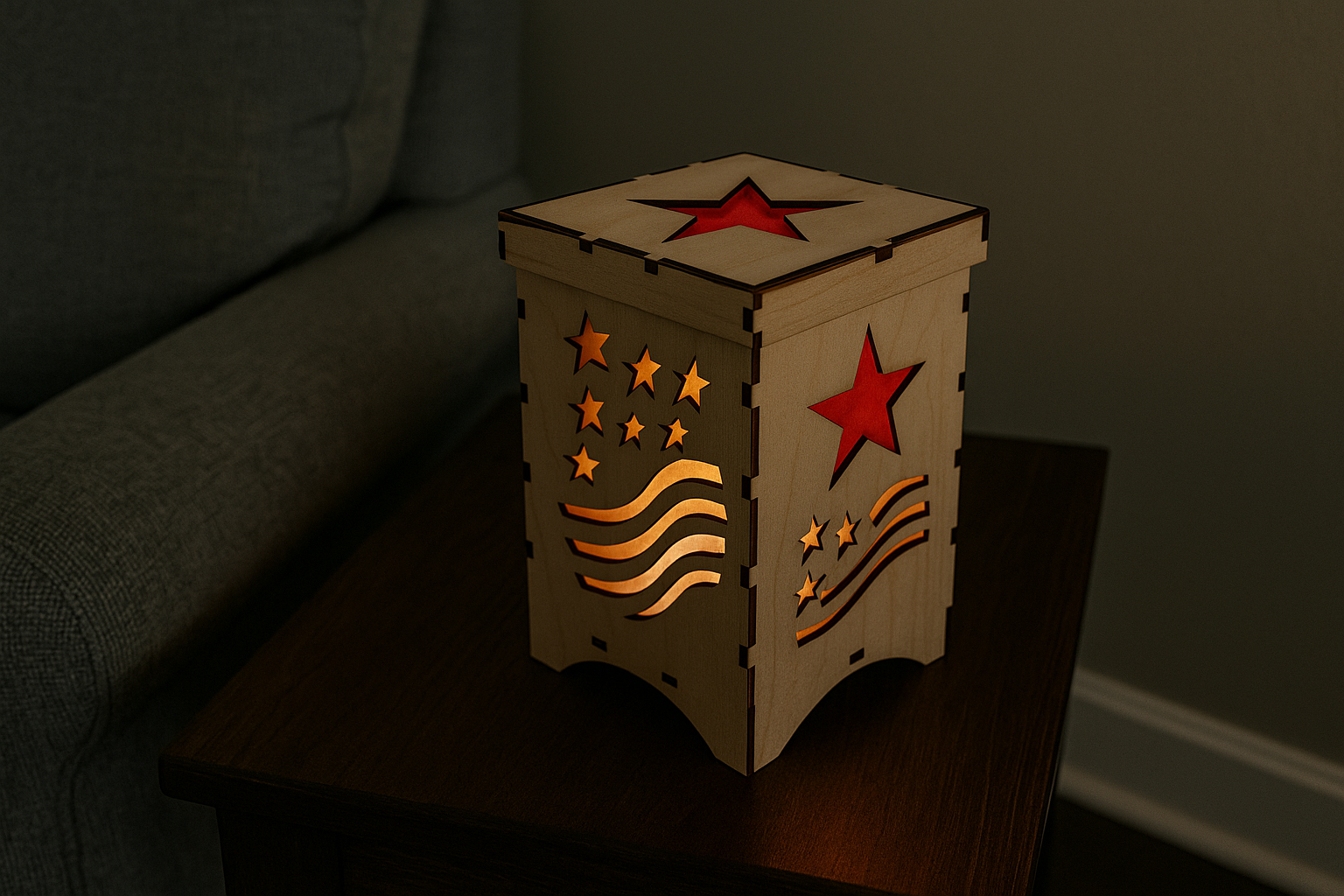 Lantern - American Flag