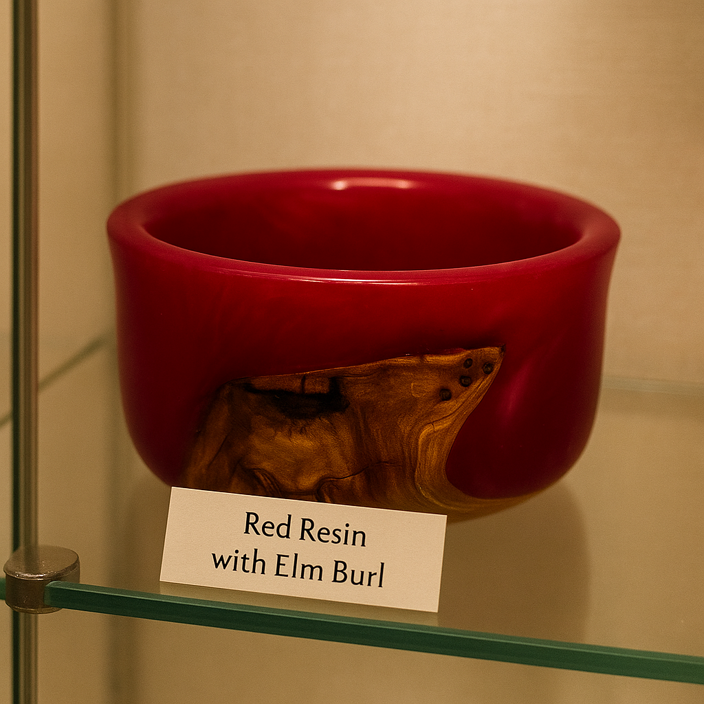 Bowl - Red resin