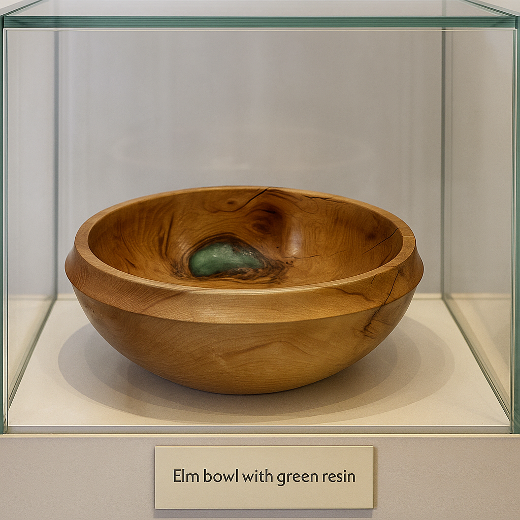 Bowl - Wooden Elm with lip