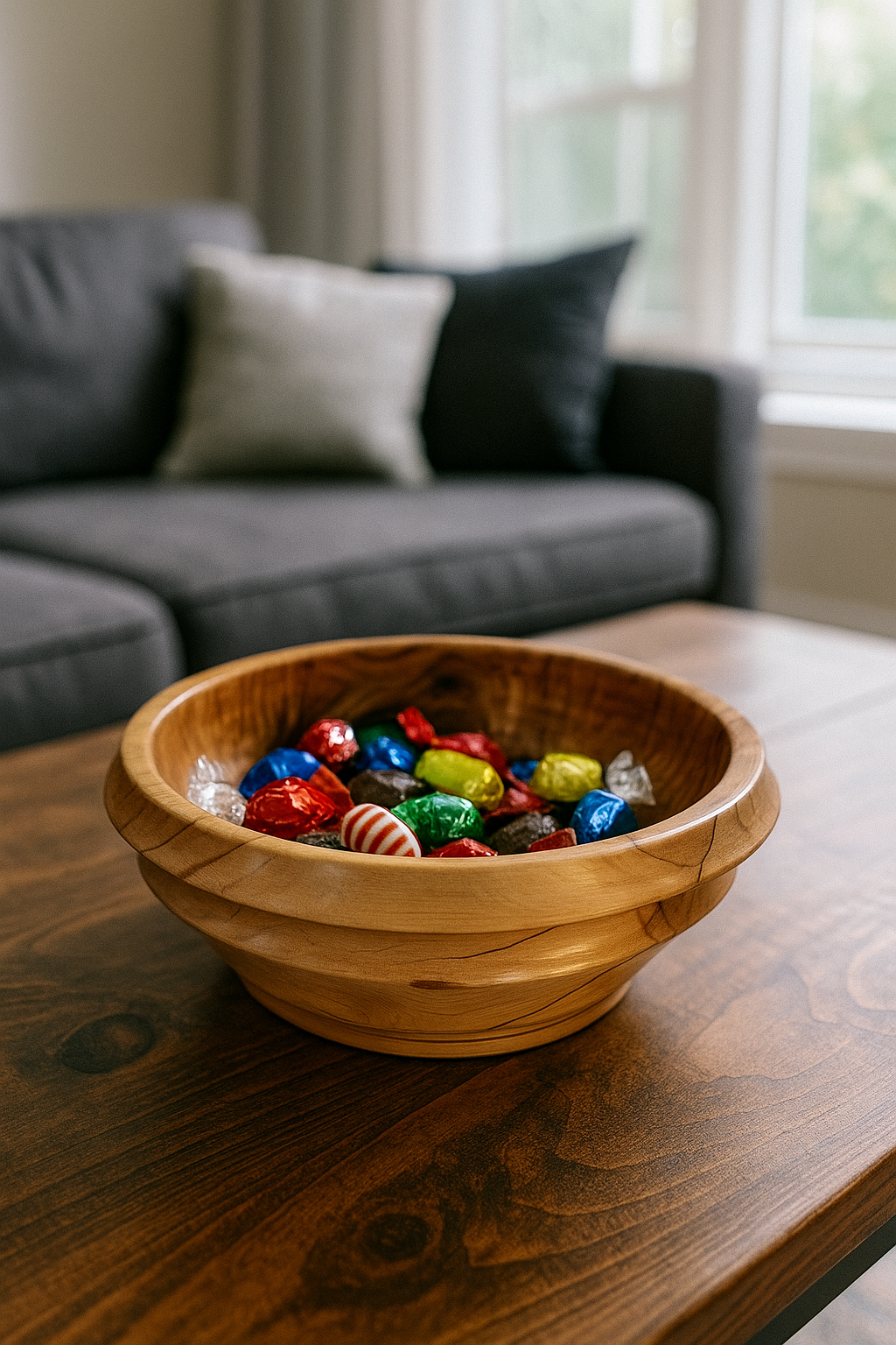 Bowl - Wooden Elm with lip