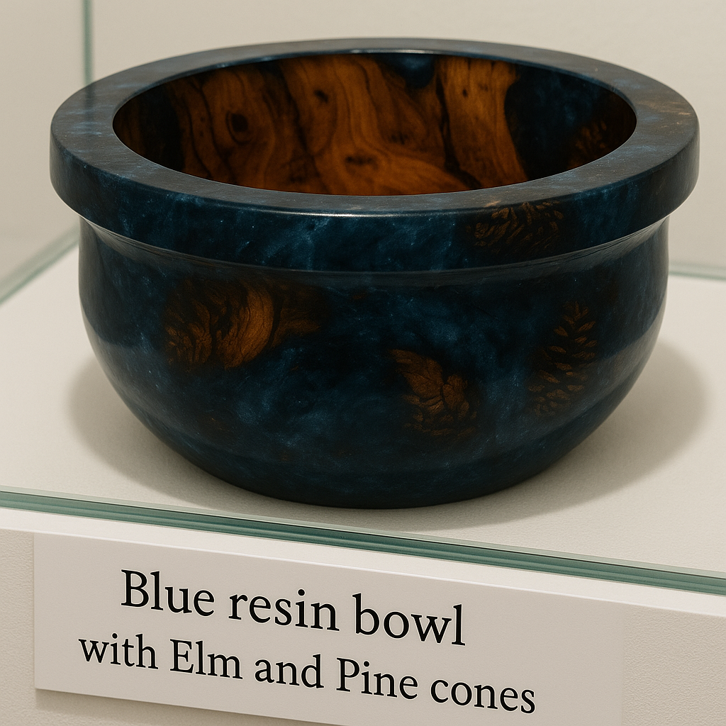 Bowl - Blue resin