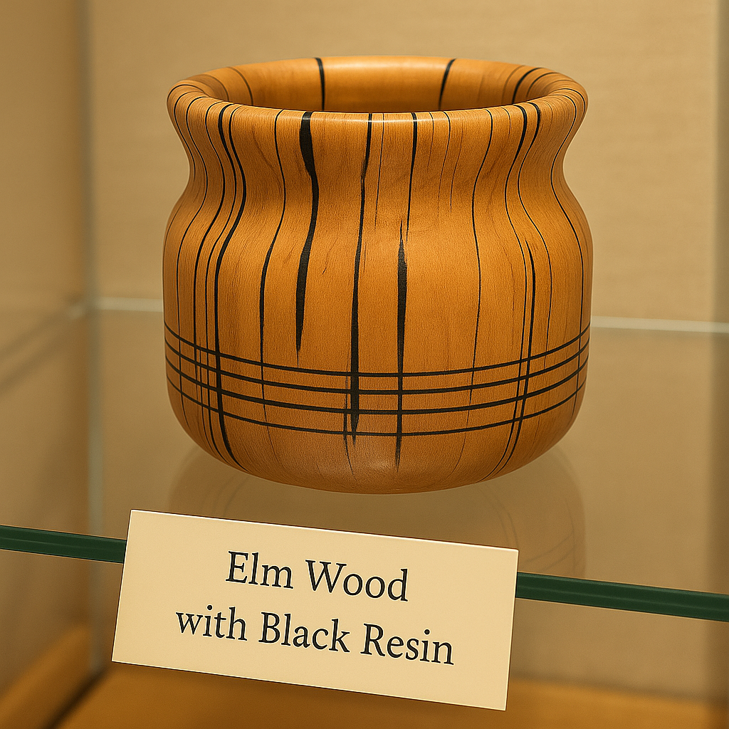 Bowl - Wooden Elm Tall