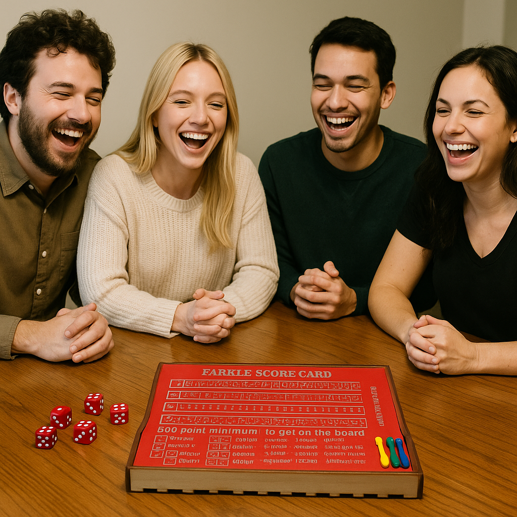 Game - Farkle travel kit - Red scoreboard