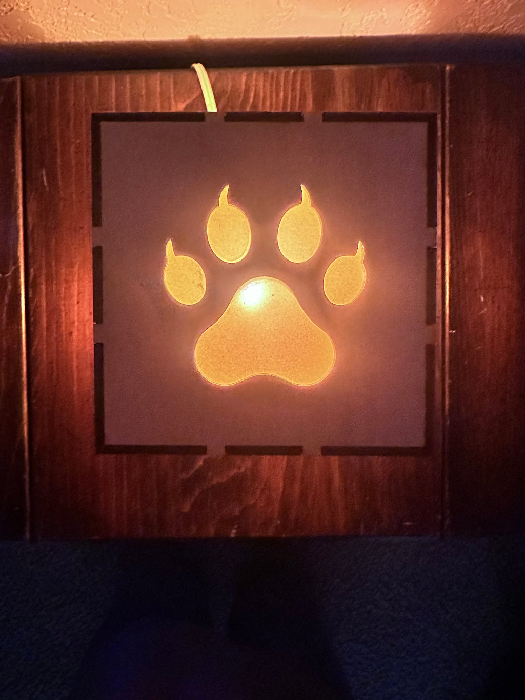 Lantern - Peeking Cat