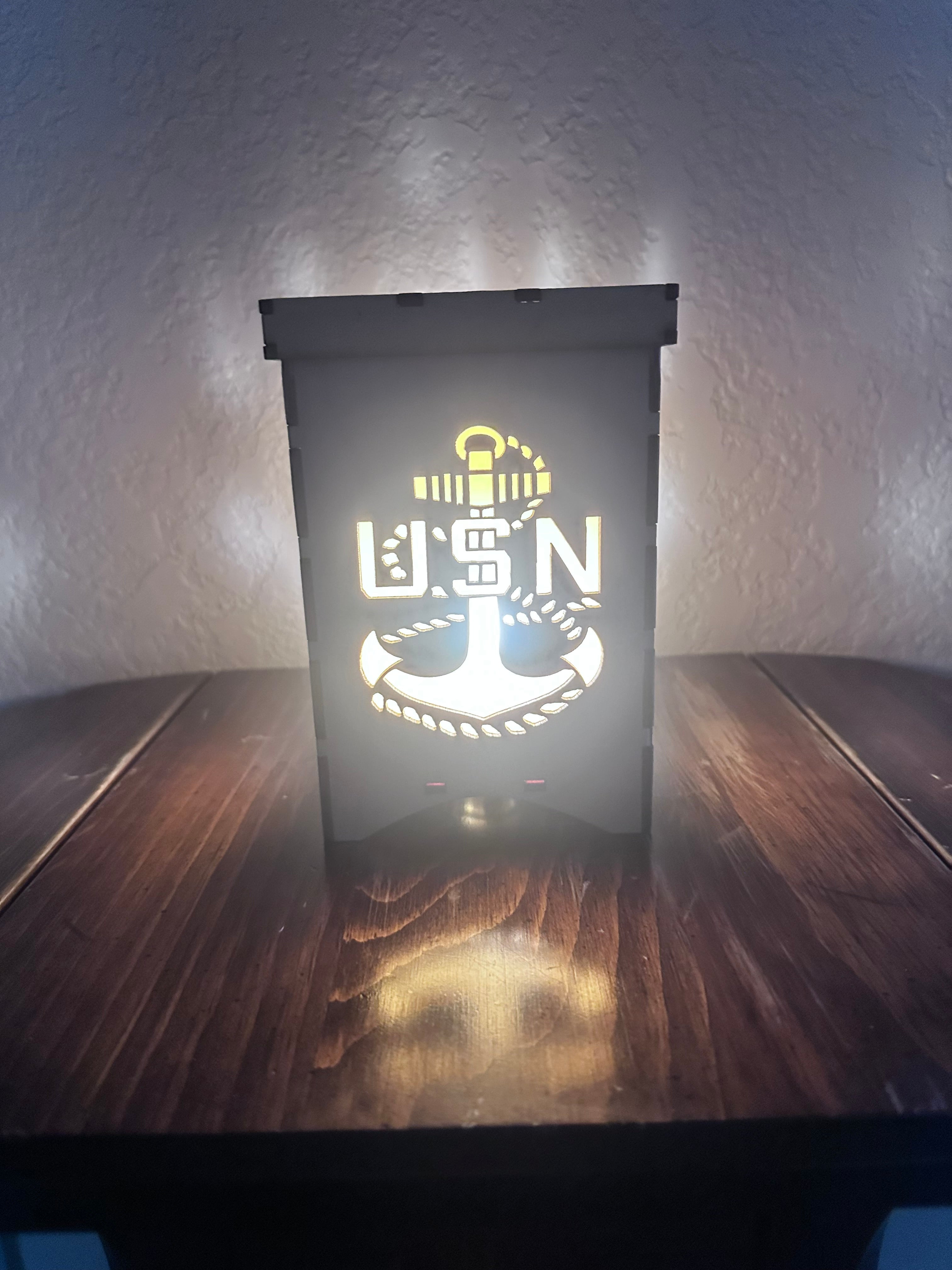 Lantern - USN Navy Chief's Anchor