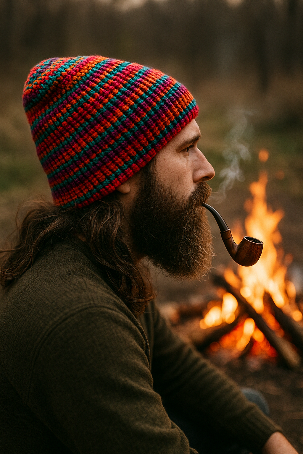 Beanie - Vivid multi-color