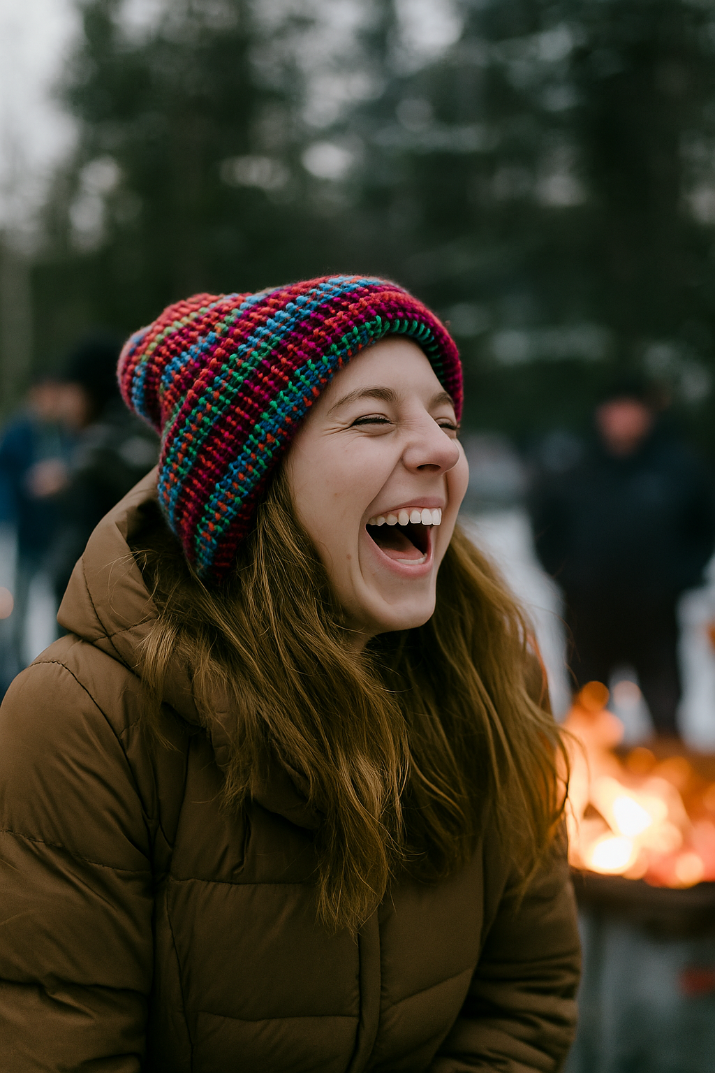 Beanie - Vivid multi-color