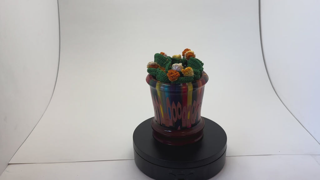 Coasters and Coaster holder - Colored Pencils